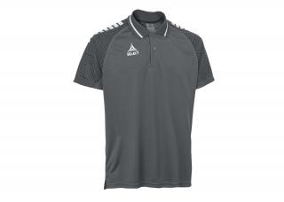 Sportovní polo tričko Select Technical Polo Monaco šedo bílá XXL