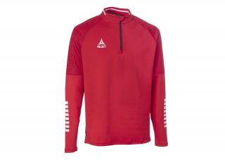 Tréninková mikina Select Training sweat 1/2 zip Monaco červeno bílá 6 y