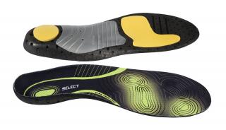 Vložky do bot Select Flex Free High arch zeleno černá 39-41