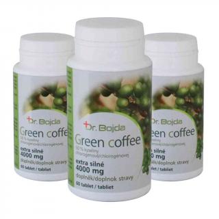 GREEN COFFEE zelená káva extra silná Dr. Bojda 3x 60 tbl.