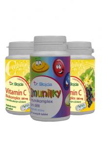 IMUNOPACK - 2x Vitamín C Biokomplex 500mg + Imunilky pro děti Dr. Bojda