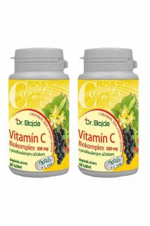 Vitamín C Biokomplex 500 mg Duo 2x 60 tbl. Dr. Bojda