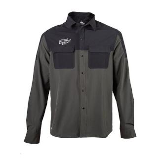 FT MEN´S RIDER LONG SLEEVE SHIRT OLIVE GREEN/BLACK Velikost: L