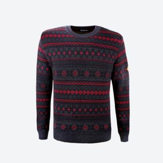 KAMA 4057 merino svetr,  šedá Velikost: XL