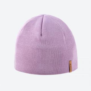 KAMA A02 pletená merino čepice,  růžová Velikost: L