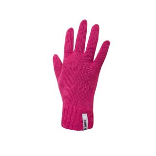 KAMA R101 pletené merino rukavice,  růžová Velikost: M