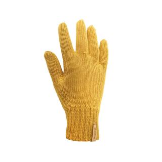 KAMA R102 pletené merino rukavice, žlutá Velikost: S