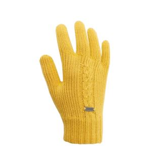 KAMA R103 pletené merino rukavice,  žlutá Velikost: M