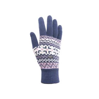 KAMA R107 Pletené Merino rukavice, sv. modrá Velikost: L