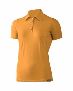 LASTING dámská merino polo košile ALISA hořčicová Velikost: XL