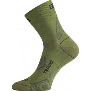 LASTING merino ponožky TNW zelené Velikost: XL/46-49