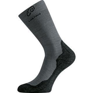 LASTING merino ponožky WHI šedé Velikost: M/38-41