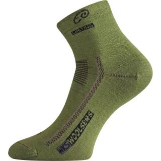 LASTING merino ponožky WKS zelené Velikost: L/42-45