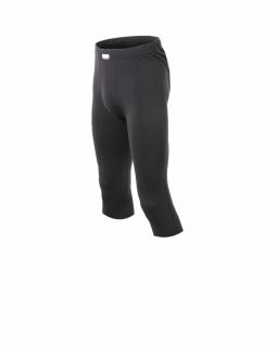 LASTING pánské merino spodky 3/4 AMON černé Velikost: XL
