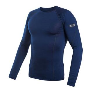 SENSOR MERINO ACTIVE pánské triko dl.rukáv deep blue Velikost: 3XL