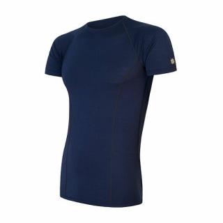 SENSOR MERINO ACTIVE pánské triko kr.rukáv deep blue Velikost: L