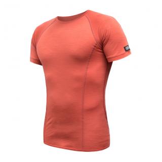 SENSOR MERINO ACTIVE pánské triko kr.rukáv terracotta Velikost: M