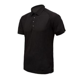 SENSOR MERINO ACTIVE POLO pánské triko kr.rukáv černá Velikost: M