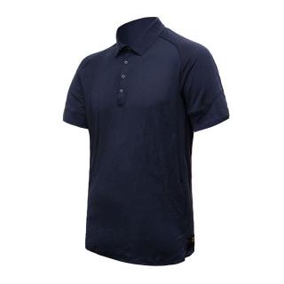 SENSOR MERINO ACTIVE POLO pánské triko kr.rukáv deep blue Velikost: L