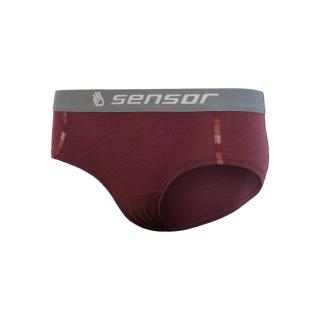 SENSOR MERINO AIR dámské kalhotky tm.vínová Velikost: L