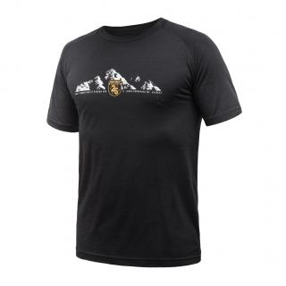 SENSOR MERINO AIR RJ EVEREST pánské triko kr.rukáv černá Velikost: M