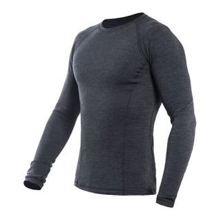 SENSOR MERINO BOLD pánské triko dl.rukáv anthracite gray Velikost: XL