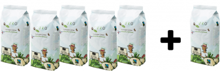 5 + 1 Zrnková káva Fairtrade Bio 100% Arabica 1kg