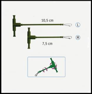 Téčko Rotační Na Rybičku 2204 cr2204: Velikost M - 7,5 cm