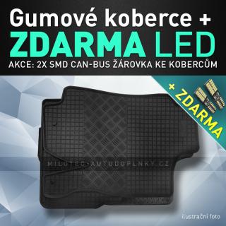 AKCE: Gumové koberce Škoda Fabie I 2míst, r.v.00- (Koberce pro Škoda Fabie I)