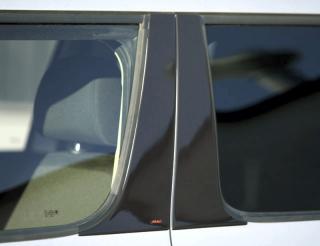 Kryty dveřních sloupků, ABS černý lesklý "klavírlak" - Škoda Yeti (Škoda Yeti 2009-2013 / Yeti Facelift od r.v. 2013)