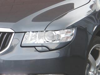 Kryty světlometů (mračítka), ABS černý - Škoda Superb II. (Mračítka pro Škoda Superb II. Lim. 2008-2013 / Superb II. Combi 2010-2013)