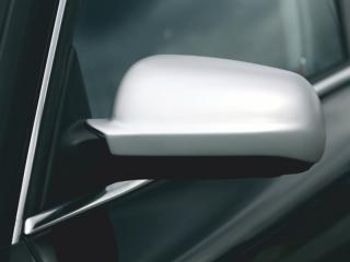 Kryty zpětných zrcátek, ABS stříbrný matný - Škoda Superb I. (Kryty zpětných zrcátek Škoda Superb I. 2002-2006)