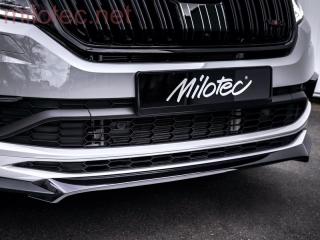 Přední spoiler, černý lesklý "klavírlak" - Škoda Kodiaq RS/Sportline (Přední spoiler pro Škoda Kodiaq RS/Sportline)