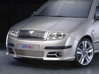 Rámečky mlhových světel, ABS chrom - Škoda Fabia I. Facelift (Rámečky mlhových světel pro Škoda Fabia I. Facelift Lim./Combi/Sedan 2004-2007)