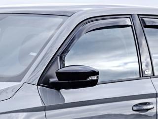 Větrné clony (ofuky), přední - Škoda Fabia III. (Deflektory - přední pro Škoda Fabia III. 2014 - 2018 / Fabia III. Facelift od r.v. 09/2018 –›)