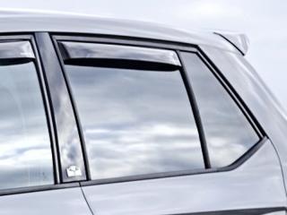 Větrné clony (ofuky), zadní - Škoda Fabia III. (Deflektory - zadní pro Škoda Fabia III. 2014 - 2018 / Fabia III. Facelift od r.v. 09/2018 –›)