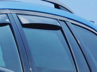 Větrné clony (ofuky), zadní - Škoda Rapid Limousine od r.v. 2013 (Deflektory - zadní pro Škoda Rapid Limousine 2013 –›)