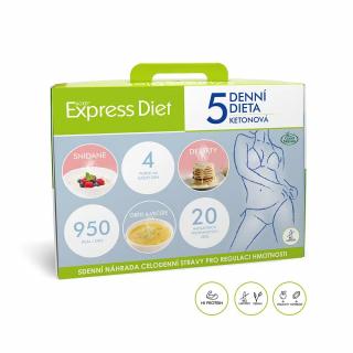 5 denní proteinová dieta EXPRESS DIET (20 jídel, 1 180 g)  (Chudnutie a celulitída)