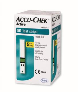 Accu-Chek Active Glucose 50, testovací proužky pro glukometr 1x50 ks (Glukometr)