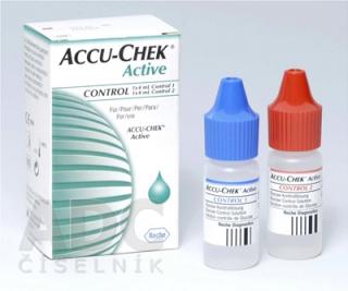 Accu-Chek Active Glucose Control, kontrolní roztok 2x4 ml (Glukometr)
