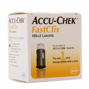 Accu-Chek® Fastclix Lancet 102, lancety do odběrového pera 1x102 ks (Glukometr)