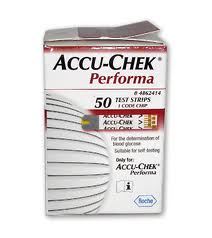 Accu-Chek Performa/Aviva 50, testovací proužky pro glukometr 1x50 ks (Glukometr)