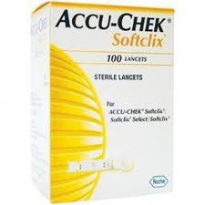 Accu-Chek Softclix Lancet 100, lancety do odběrového pera 1x100 ks (Glukometr)