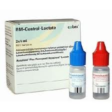 BM Control Lactate, kontrolní roztok (2x4ml) (Profesionální glukometr)
