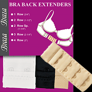 Braza - BRA Back EXTENDERS, podprsenkový prodlužovač obvodu (5002-26)