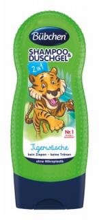 Bübchen Kids šampon a sprchový gel 2v1 Hravý tygr 230ml  (Detská kozmetika)