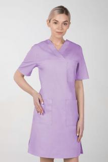 Dámské zdravotnické šaty M-076F, levandulová (Zdravotnické oblečení)