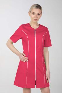 Dámské zdravotnické šaty M-173C, malinová (Zdravotnické oblečení)