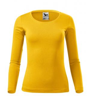Dámské zdravotnické tričko s dlouhým rukávem, žlutá (Zdravotnické oblečení)