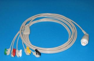 EKG kabel KB-5-M/1-42a do monitoru Agilent, Mindray, HP, Philips (EKG)